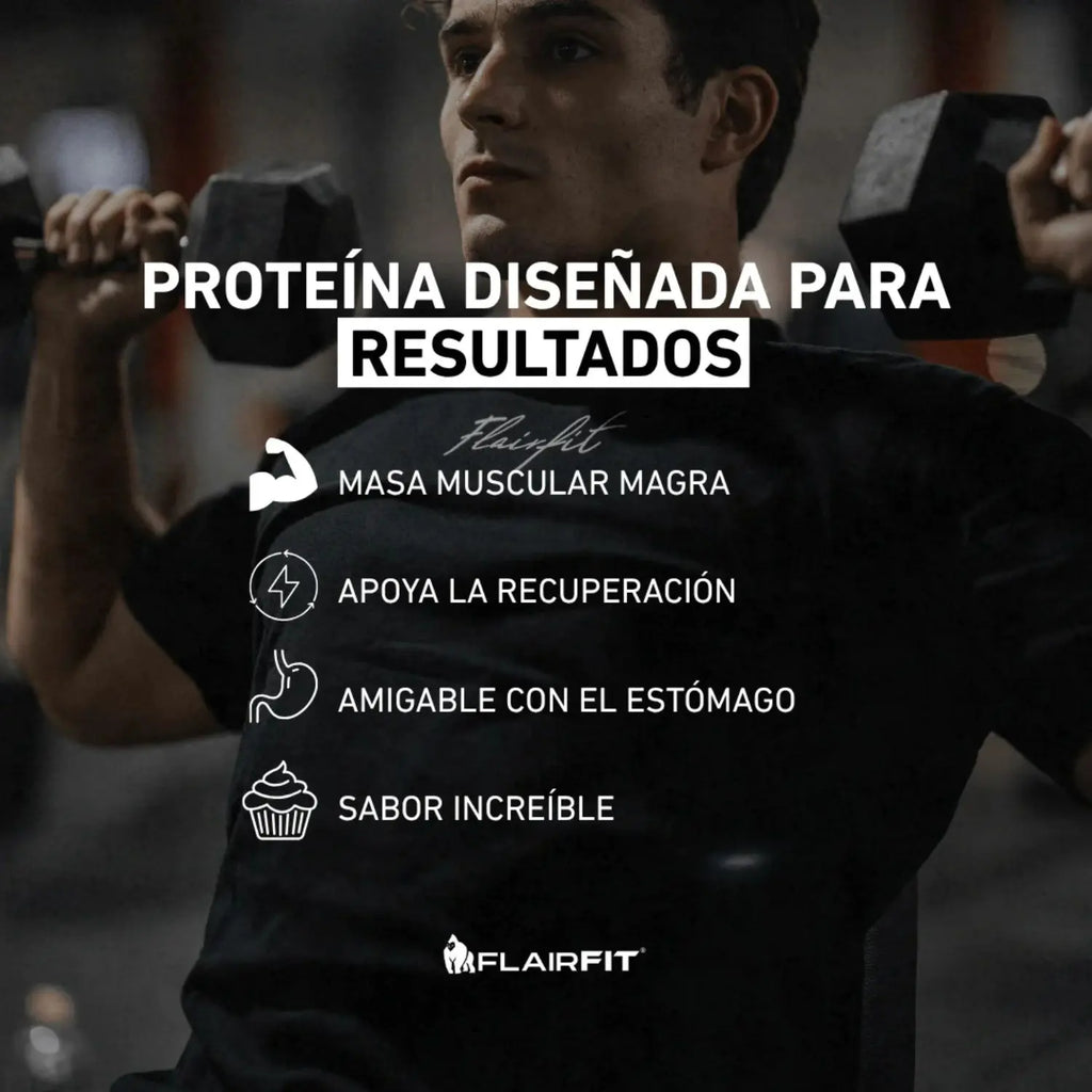 Flairfit® Whey Protein Proteína Suero De Leche 1.2Kg vainilla Sfn