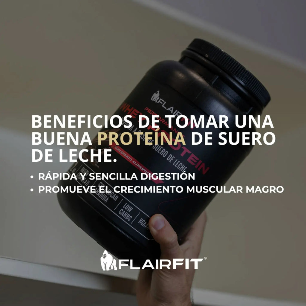 Flairfit® Whey Protein Proteína Suero De Leche 1.2Kg vainilla Sfn