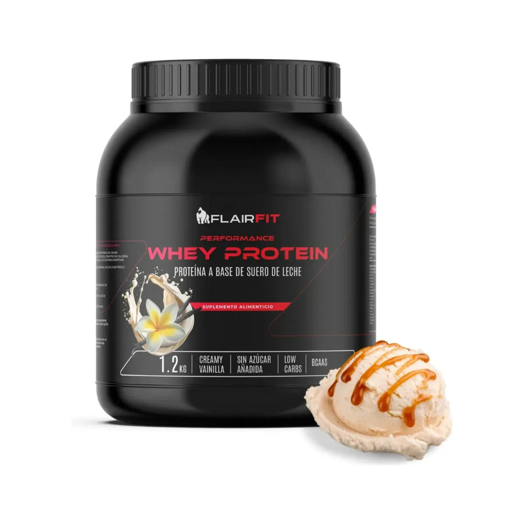 Flairfit® Whey Protein Proteína Suero De Leche 1.2Kg vainilla Sfn