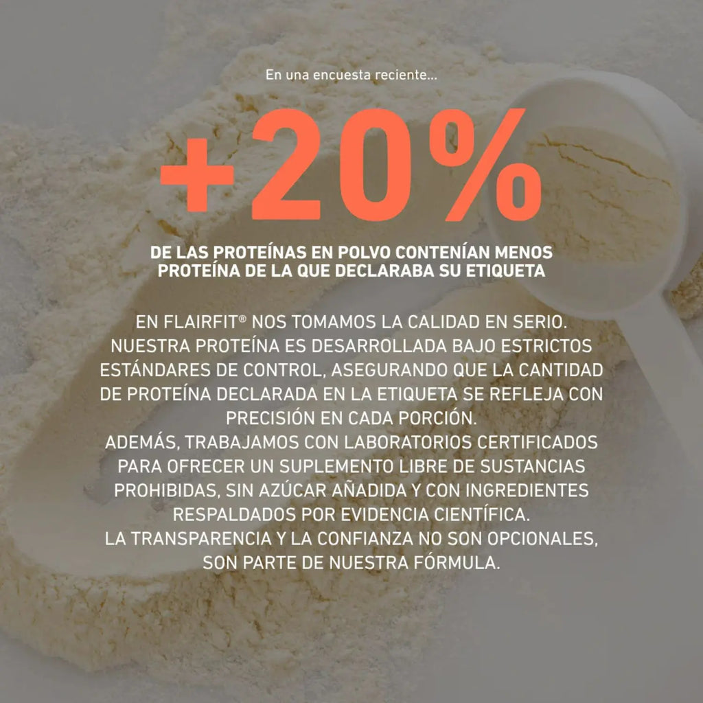 Flairfit® Whey Protein Proteína Suero De Leche 1.2Kg vainilla Sfn