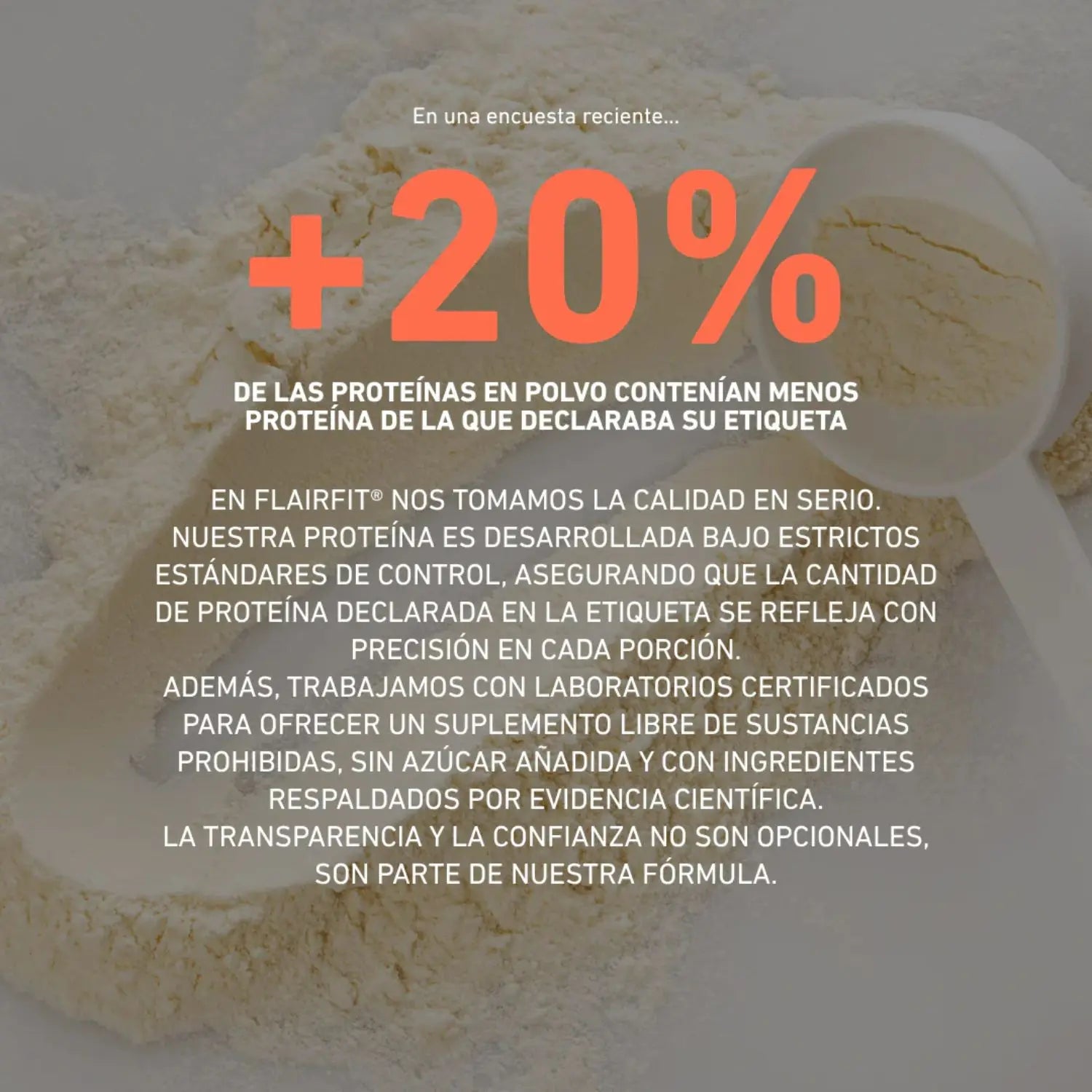 Flairfit® Whey Protein Proteína Suero De Leche 1.2Kg vainilla Sfn