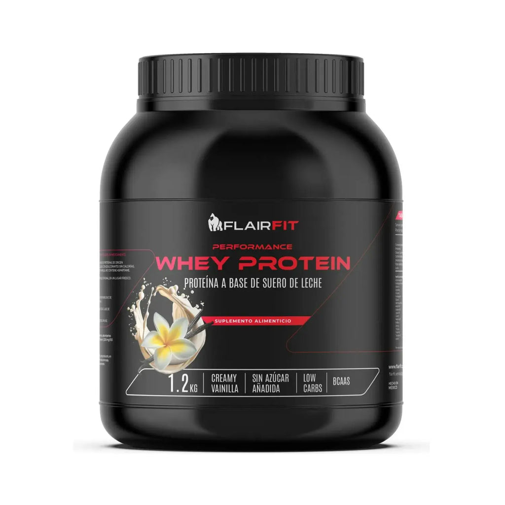 Flairfit® Whey Protein Proteína Suero De Leche 1.2Kg vainilla Sfn
