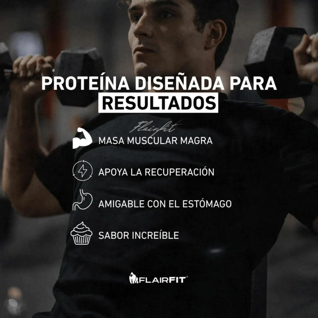 Flairfit® Whey Protein Proteína Suero De Leche 1.2Kg Chocolate Sfn