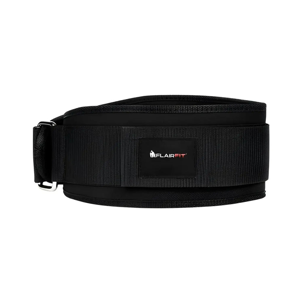 Flairfit cinturón mediano velcro levantamiento de peso sfn