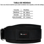 Flairfit cinturón grande velcro levantamiento de peso sfn