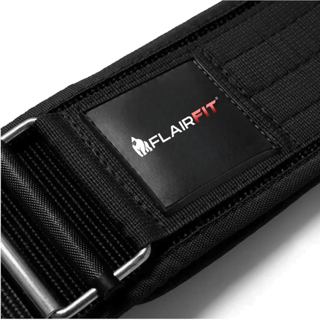 Flairfit cinturón grande velcro levantamiento de peso sfn