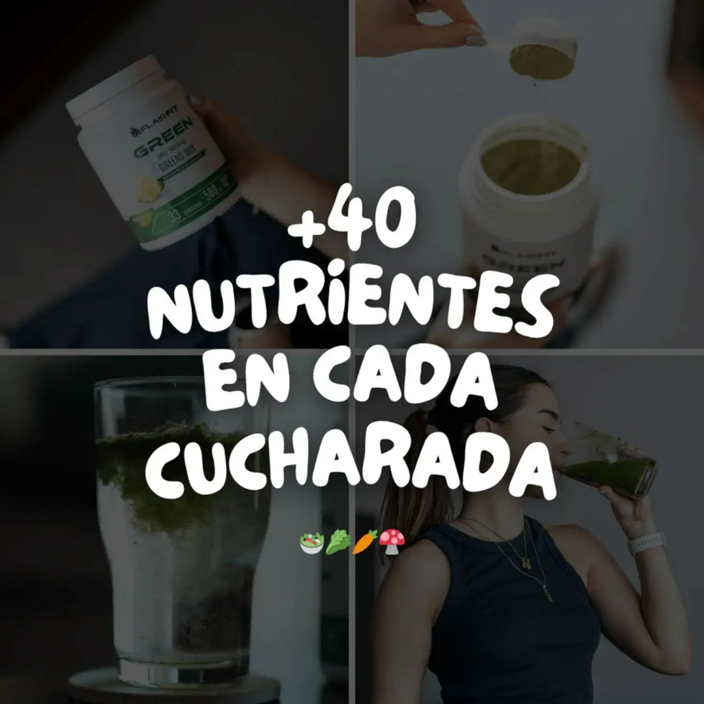 Flairfit® Daily Green Mix +50 Ingredientes 500g Sfn mango