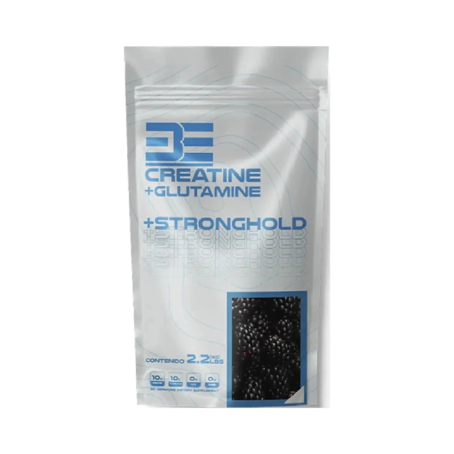 Be Supplements Stronghold Creatina Glutamina 1 Kg 50 Ser Sfn mora