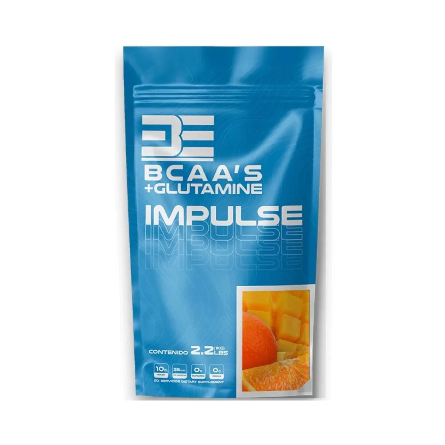 Be bcca´s + glutamina 1kg 50 servs sfn Mango/naranja