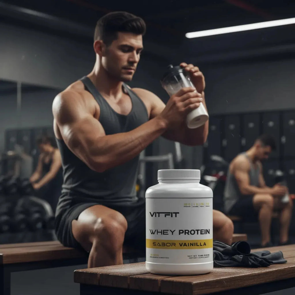 Vitfit Whey Protein 2.27kg 61 Servicios Sabor Vainilla