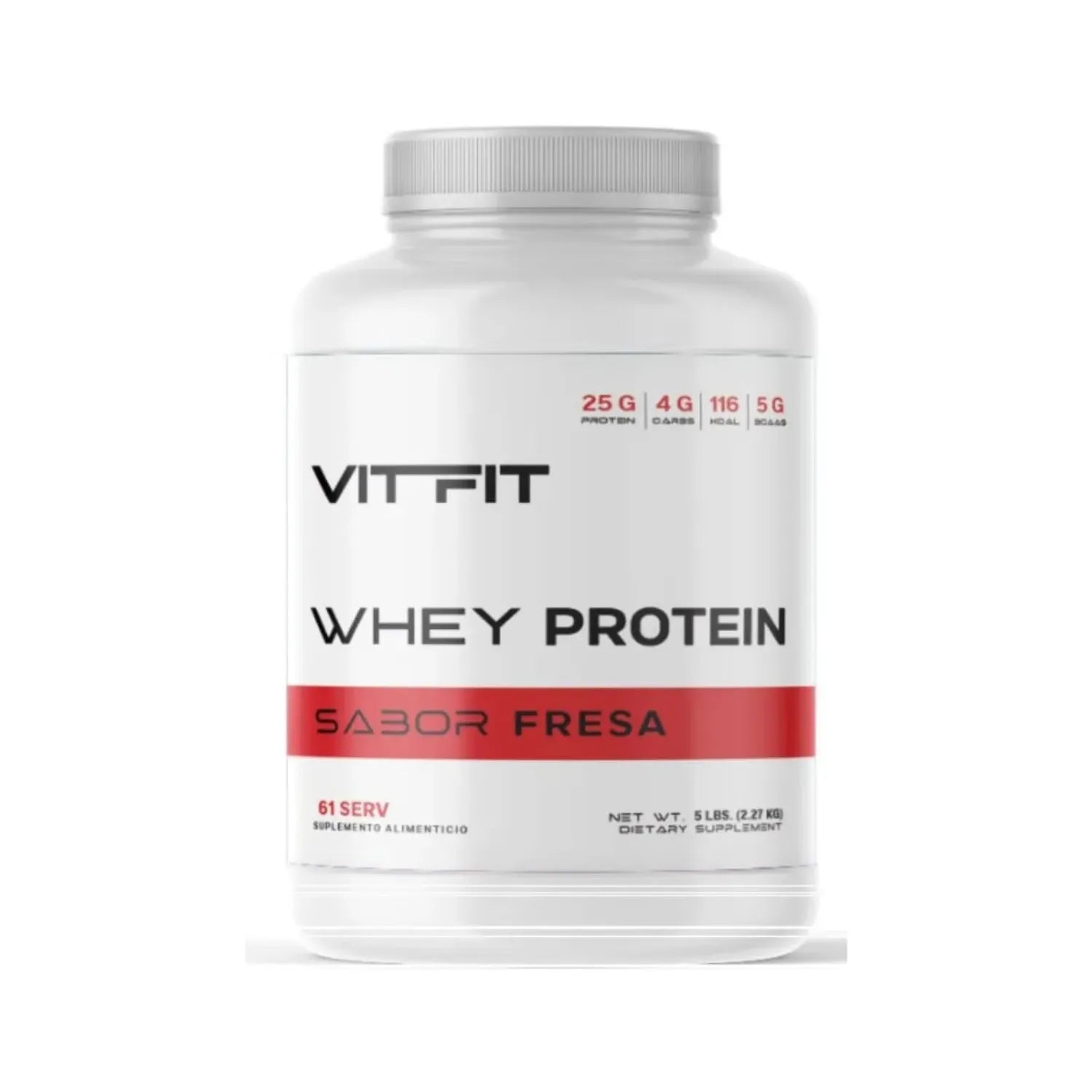 Vitfit Whey protein 5 lbs fresa