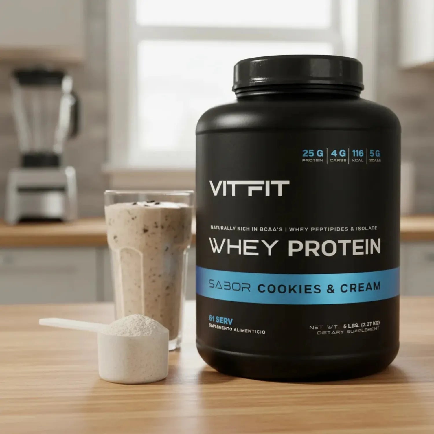 Vitfit Whey protein 5 lbs Cookies and Cream