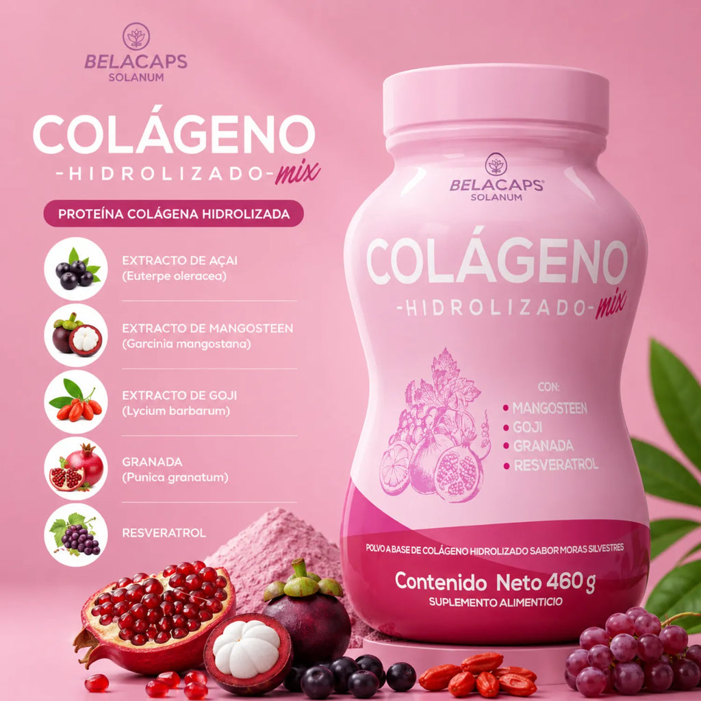 SOLANUM COLÁGENO HIDROLIZADO 23 SERVICIOS 460GR