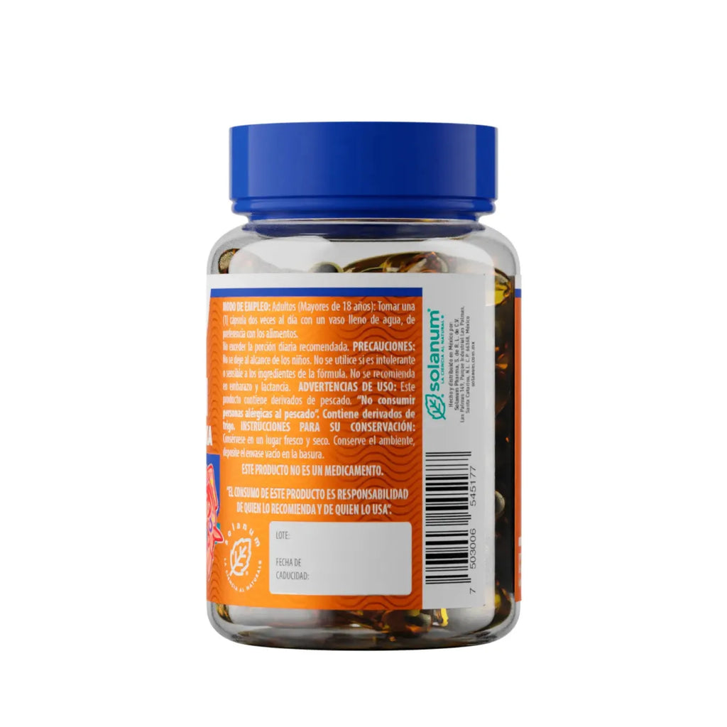 SOLANUM OMEGA 3 SALMÓN SALVAJE DE ALASKA 60 CAPSULAS SFN