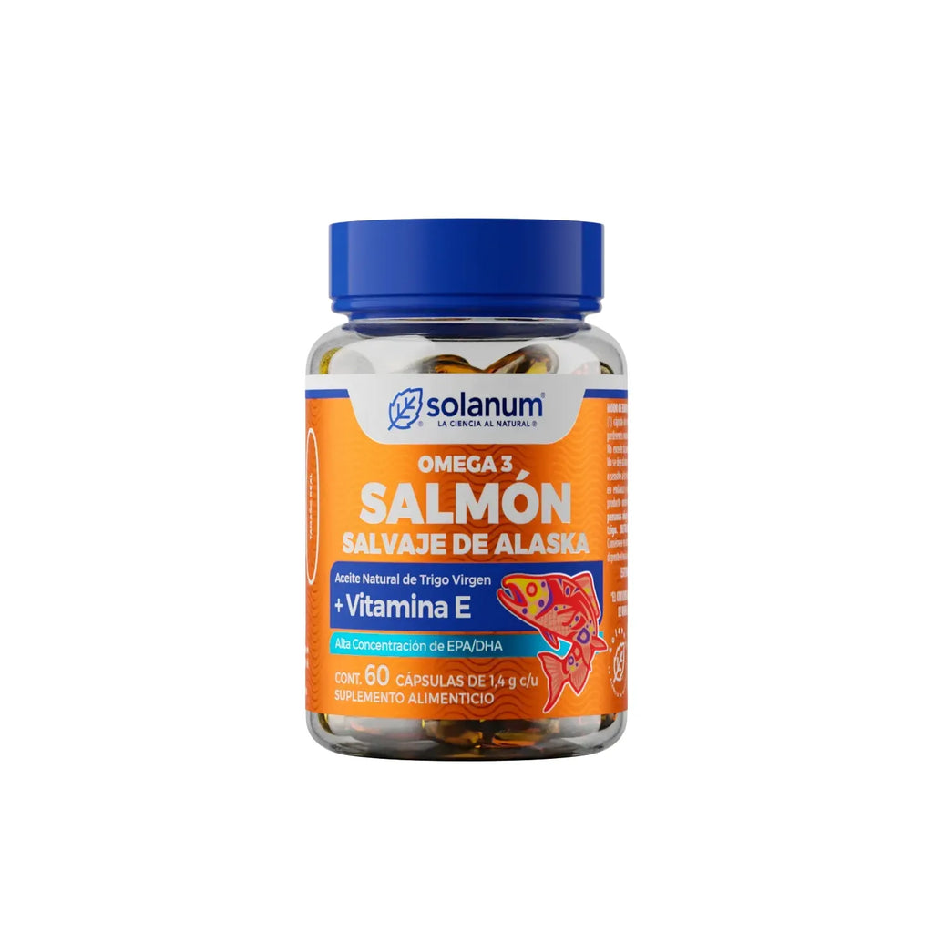 SOLANUM OMEGA 3 SALMÓN SALVAJE DE ALASKA 60 CAPSULAS SFN