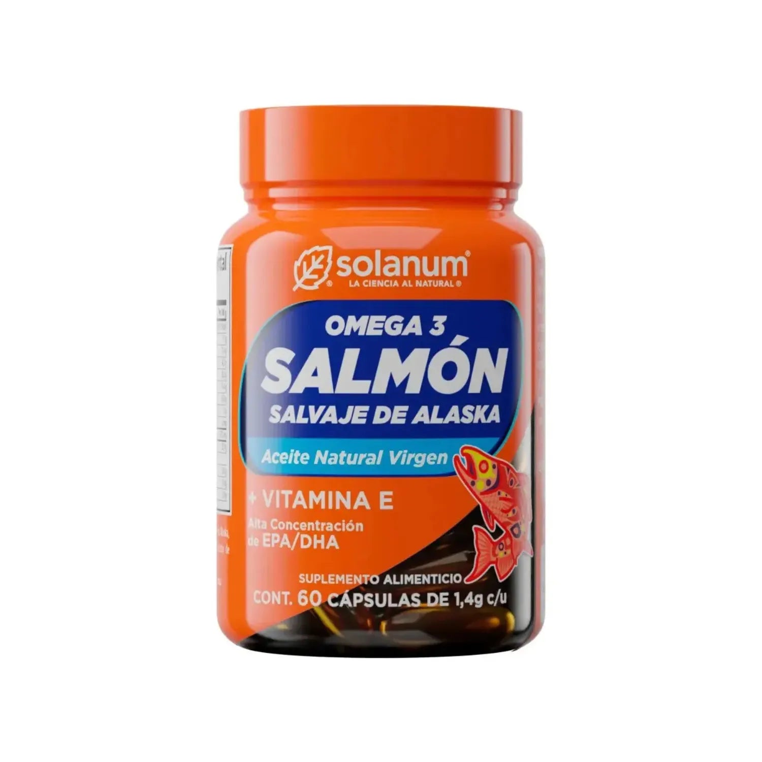 SOLANUM OMEGA 3 SALMÓN DE ALASKA 60 CÁPS