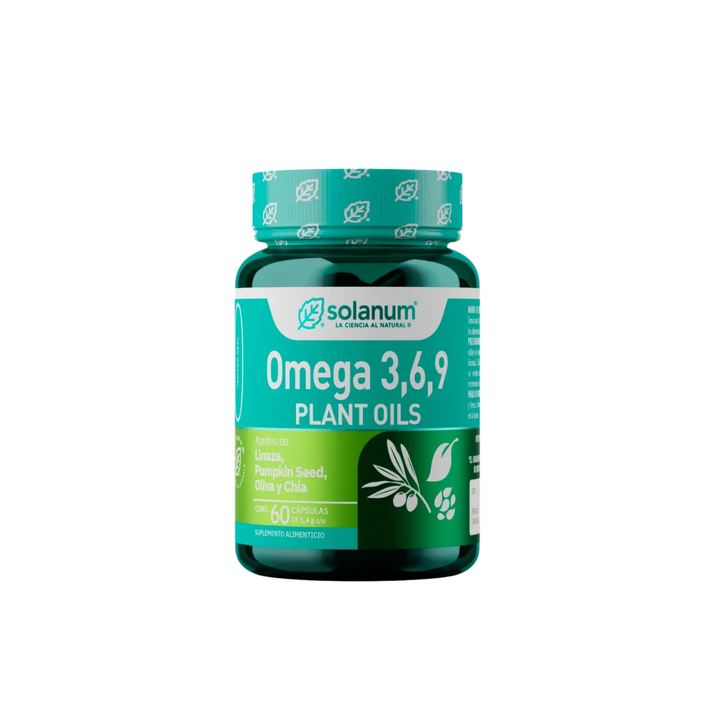 SOLANUM OMEGA 3,6,9 DE LINAZA PUMPKIN SEED, 60 CAPS SFN