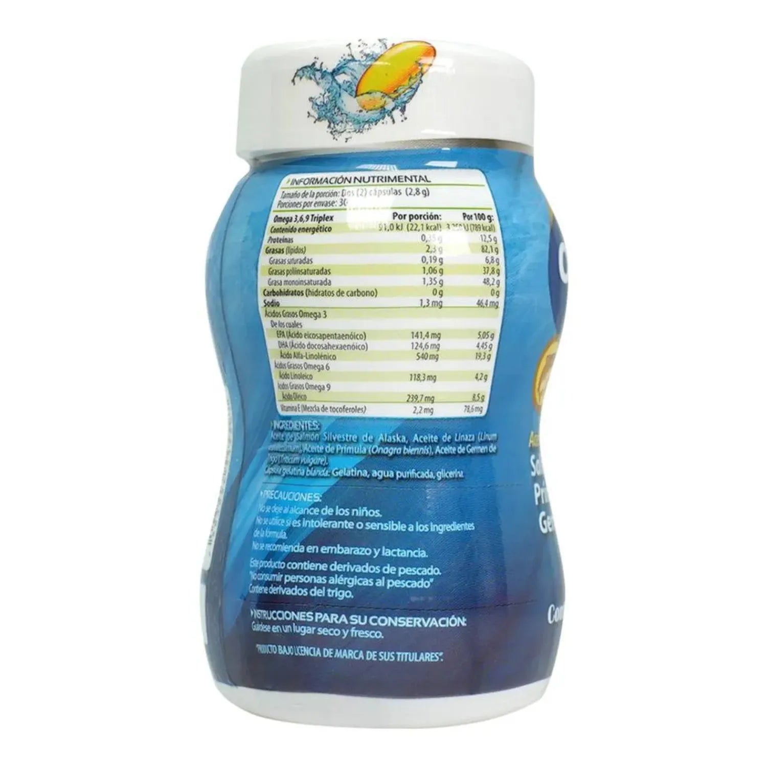 Solanum Omega 3 6 Y 9 Triplex Aceite Natural 60 Capsulas Sfn