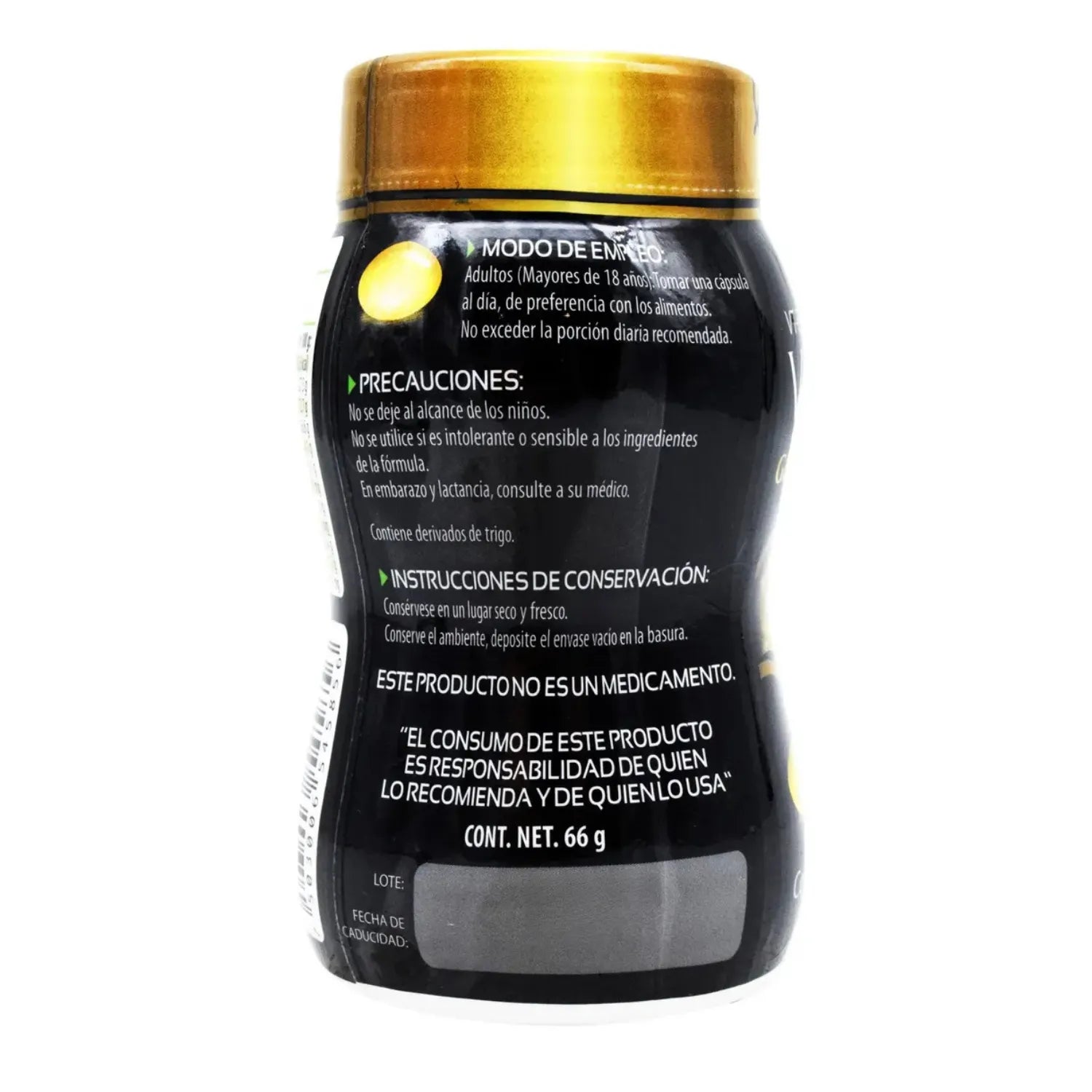 Vitamina E + Biotina 120 Cápsulas de 550mg by Solanum
