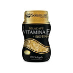 Vitamina E + Biotina 120 Cápsulas de 550mg by Solanum