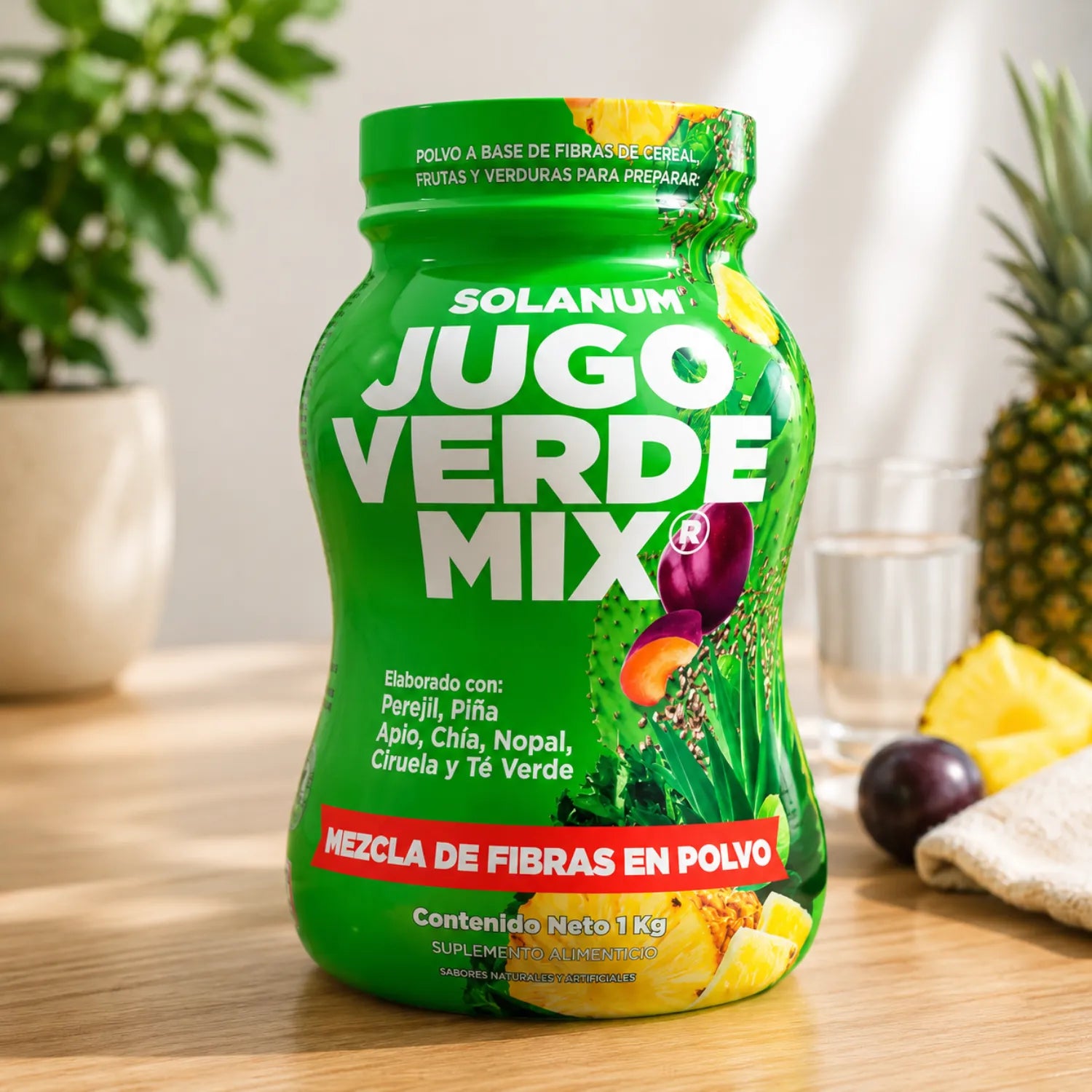 Jugo Verde con Chia 1kg. Solanum