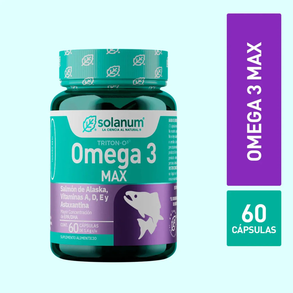 Solanum Omega 3 De Salmon De Alaska + Vitaminas 60 Caps Sfn