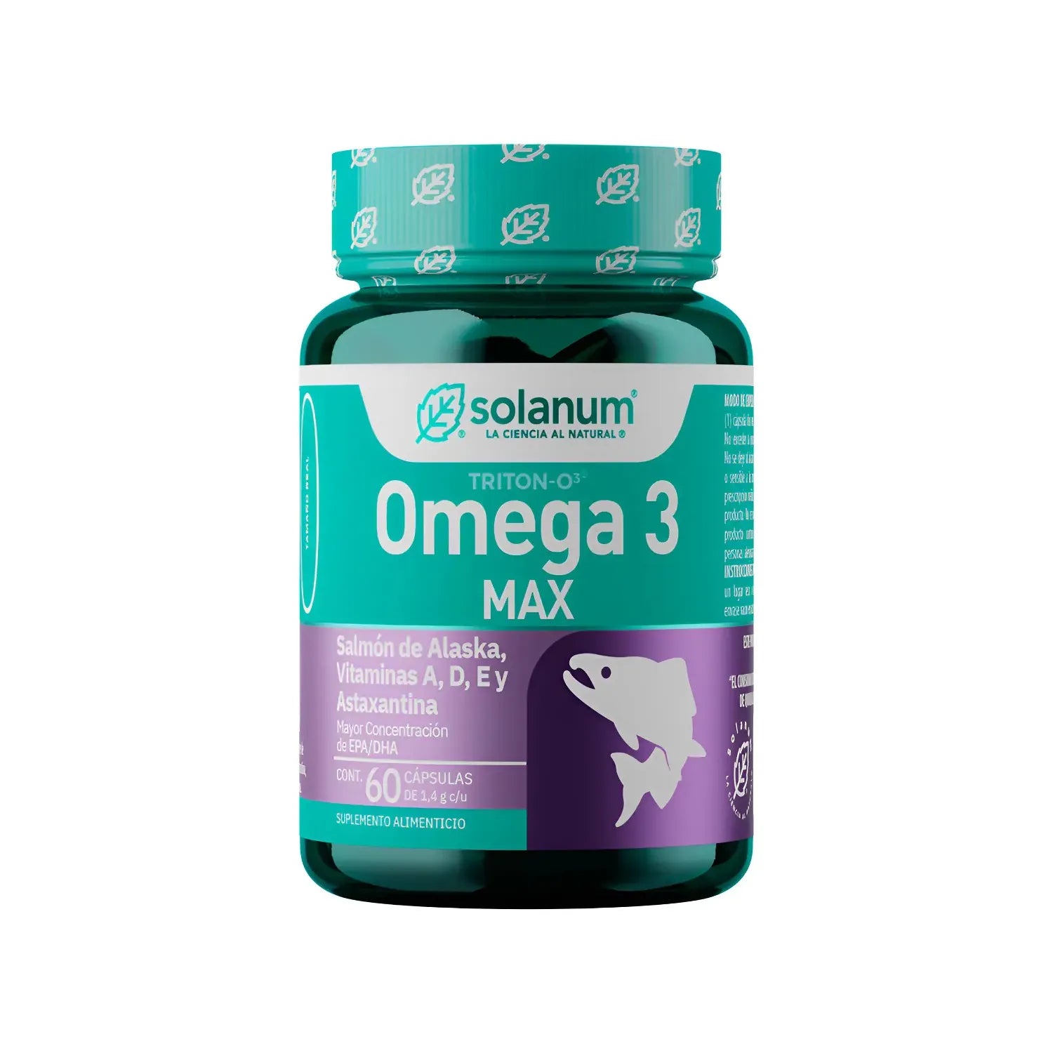 Solanum Omega 3 De Salmon De Alaska + Vitaminas 60 Caps Sfn