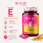 SOLANUM Vitamina E + Biotina, Germen de Trigo 120 CAPS SFN