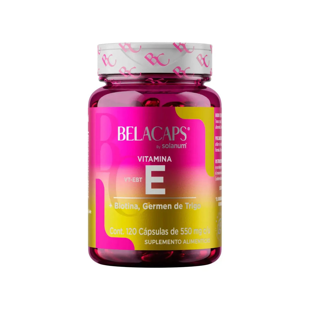 SOLANUM Vitamina E + Biotina, Germen de Trigo 120 CAPS SFN