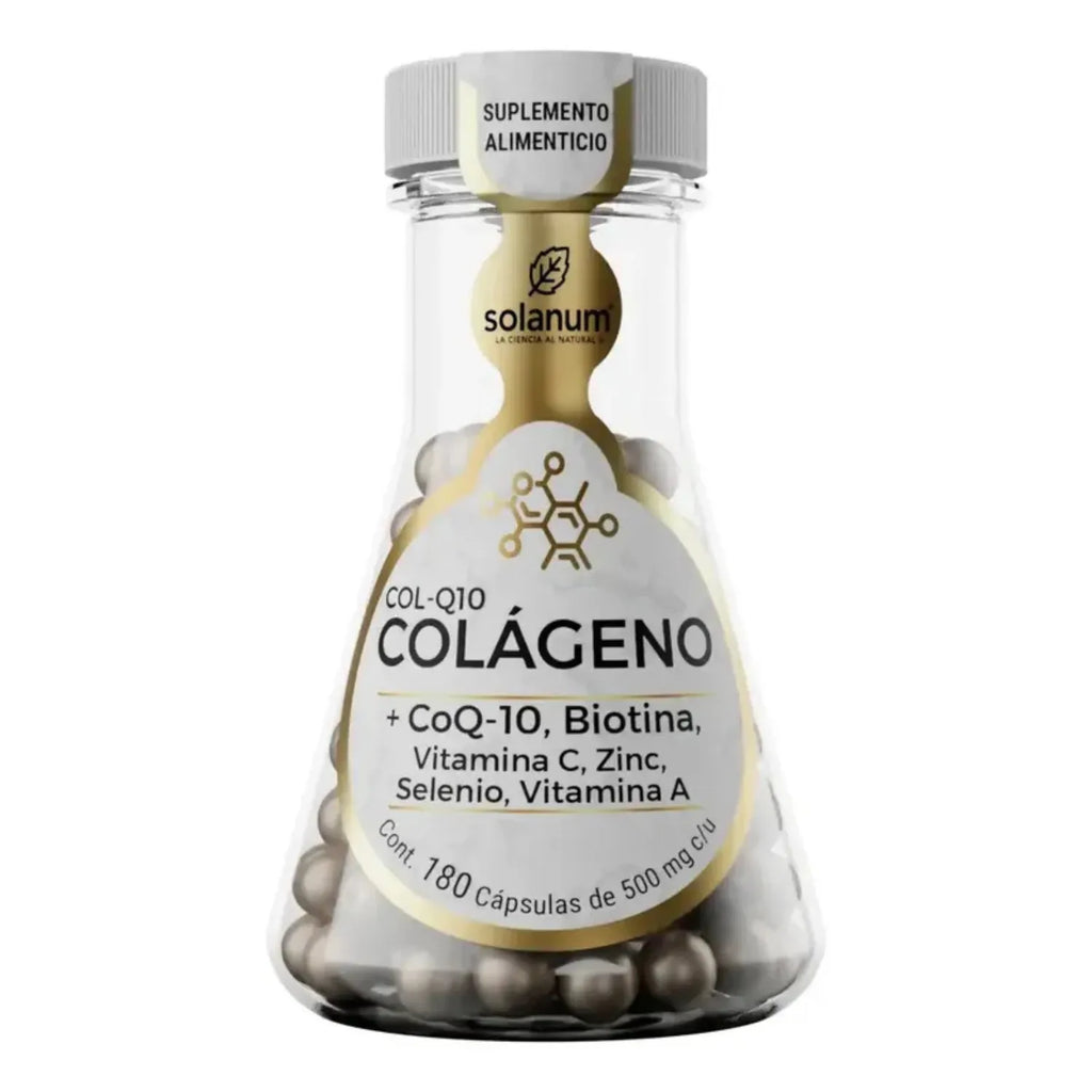 Solanum Colageno Mas Biotina, Coq-10 180 Capsulas Sfn