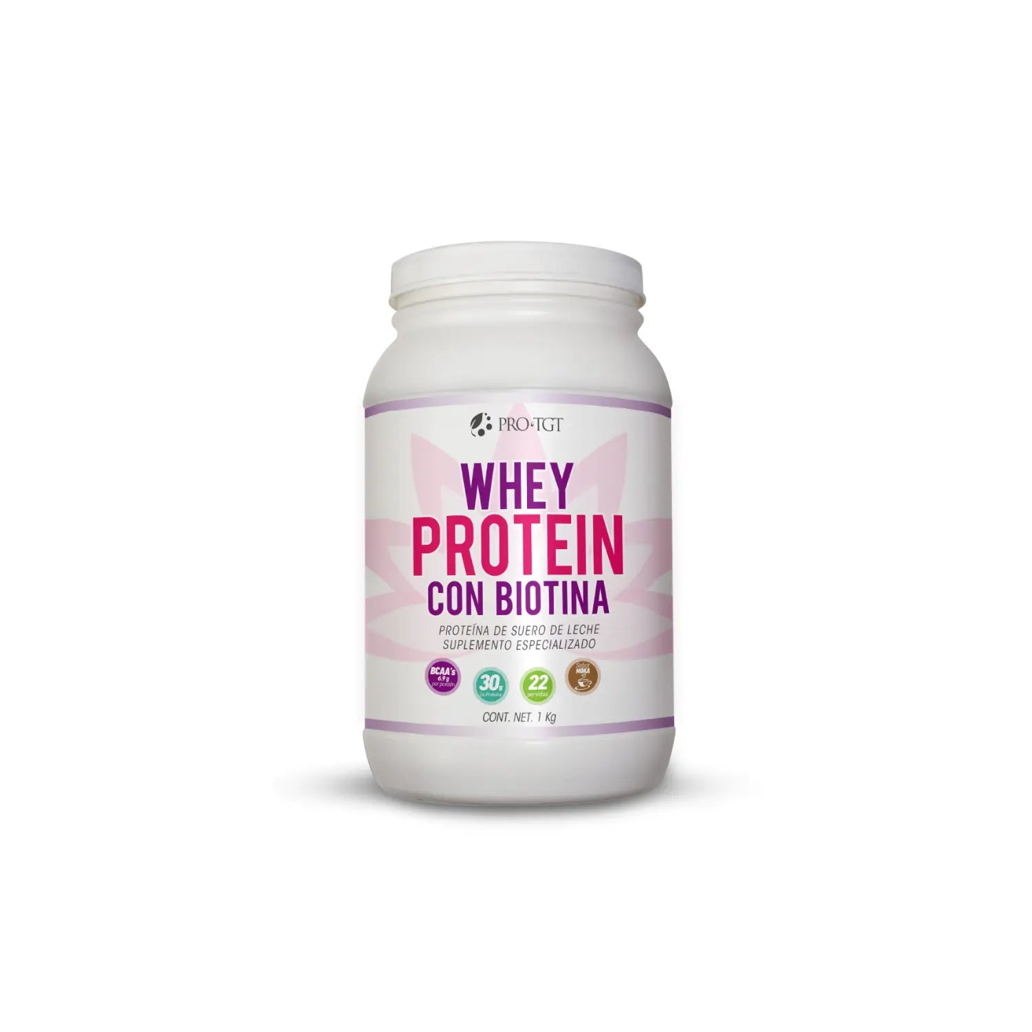 PROTGT WHEY CON BIOTINA, PROTEÍNA BARIATRICA 1 KG SFN MOKA