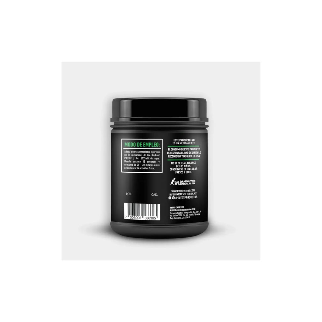 PROTGT PREWORKOUT ARGININA, CREATINA 240ML 35 SERVS SFN PONCHE DE FRUTAS