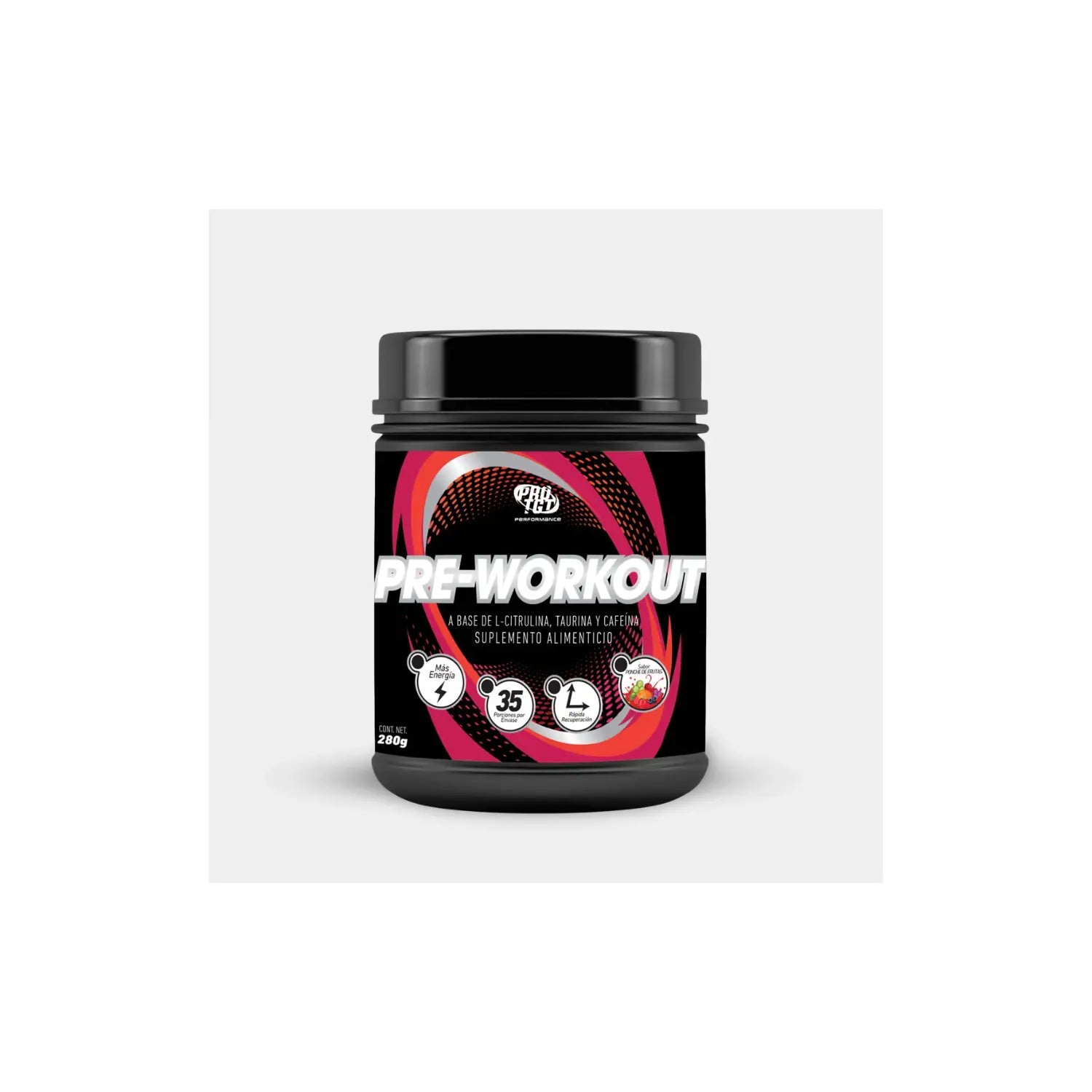 PROTGT PREWORKOUT ARGININA, CREATINA 240ML 35 SERVS SFN PONCHE DE FRUTAS