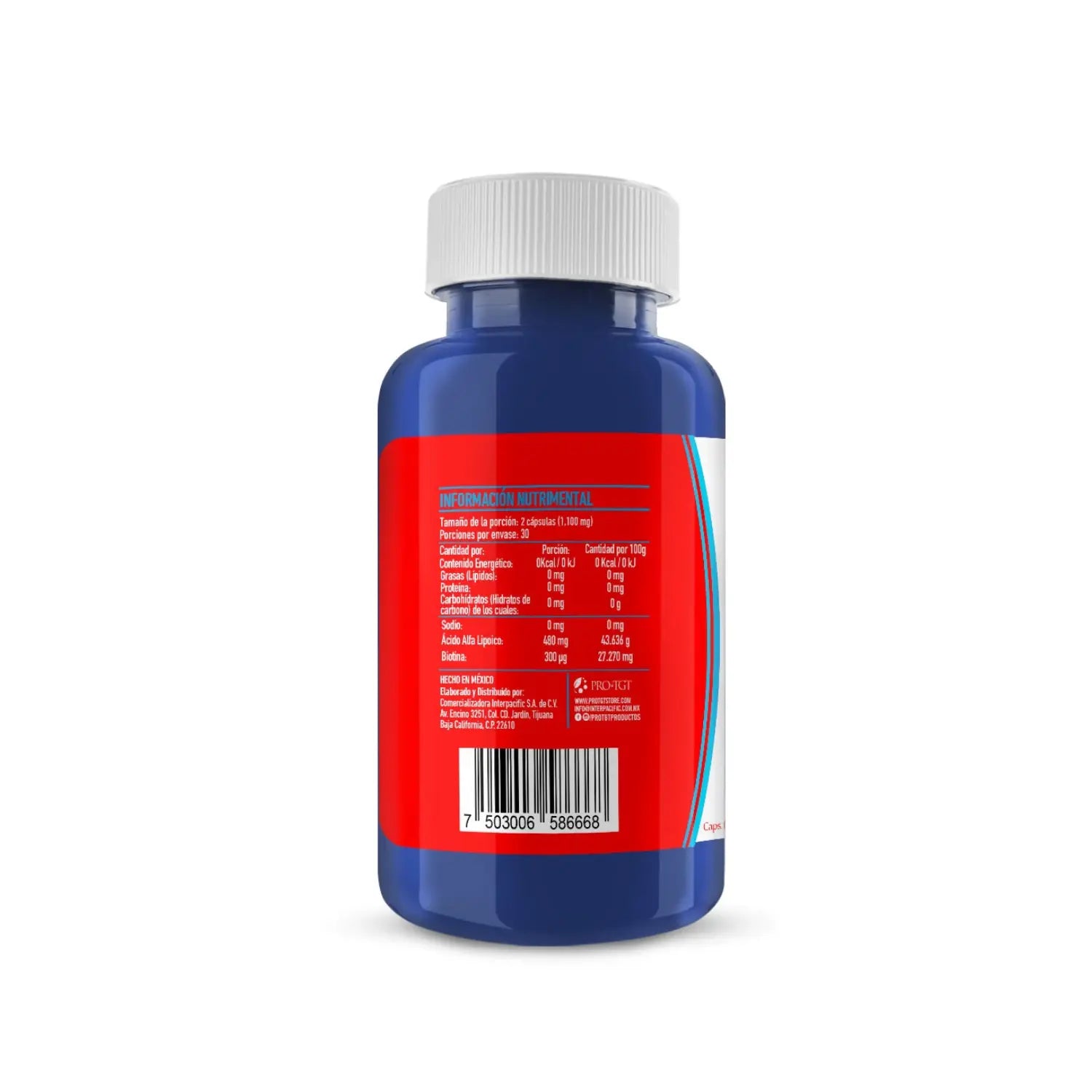 PROTGT ACIDO ALFA LIPOICO 550MG 60 CAPSULAS SFN