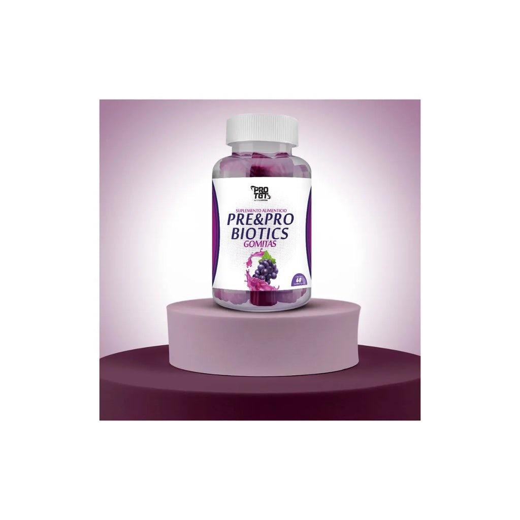 PROTGT PRE&PRO BIOTICS 60 GOMITAS SABOR UVA SFN