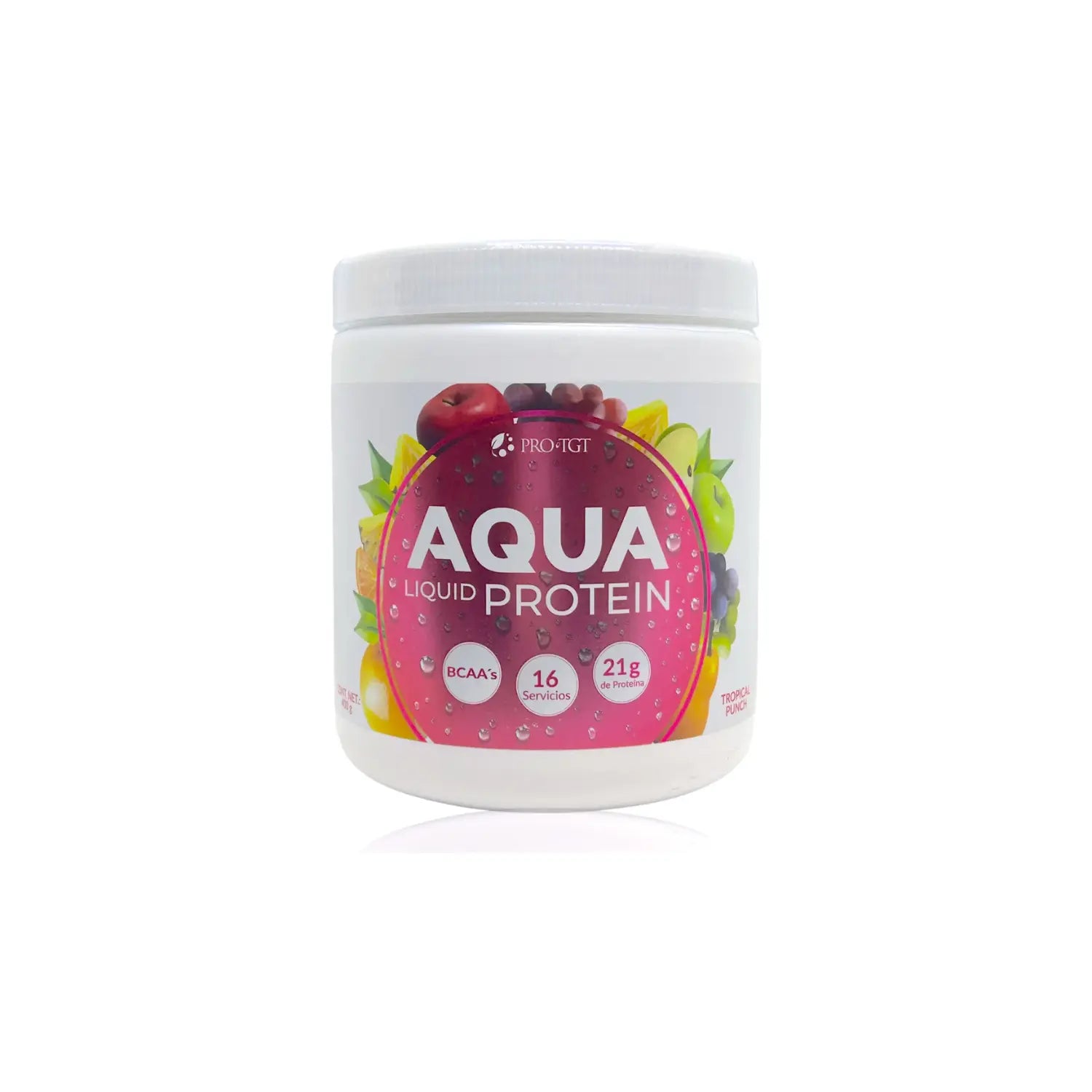 PROTGT AQUA LIQUID PROTEIN 16 SERVS TROPICAL PUNCH400 G SFN