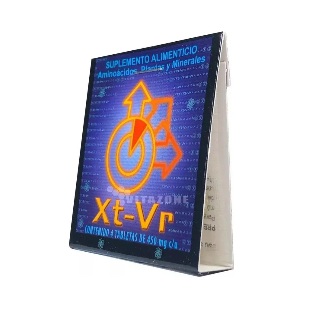 XT VR VIGORIZANTE AMINOACIDOS PLANTAS Y MINERALES 4 TABLETAS DE 450 MG