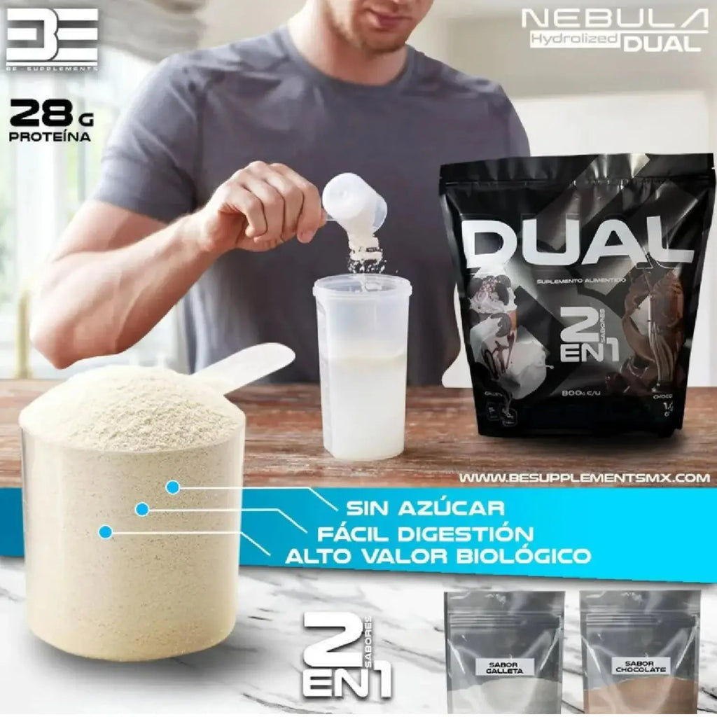 Nebula 2 En 1 Dual 1.6kg Galleta Y Chocolate 800g C/u