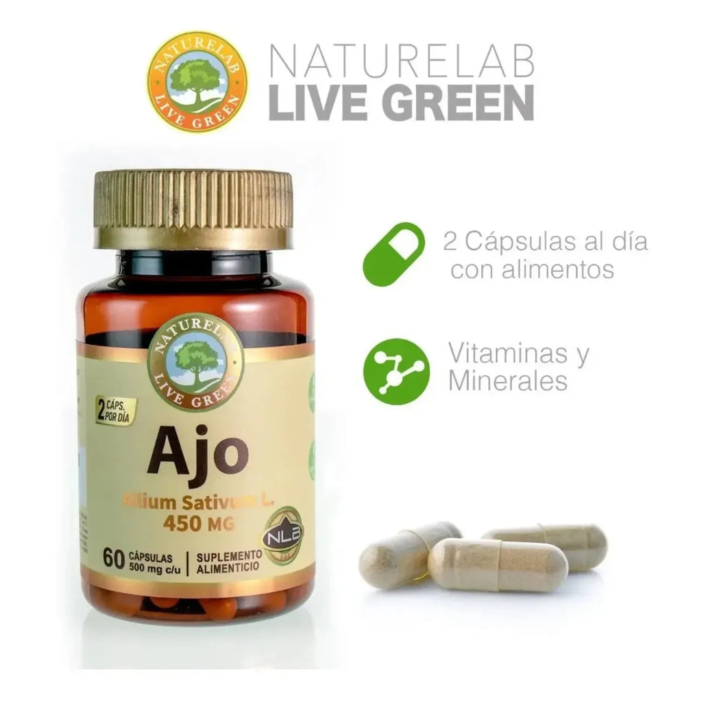 Naturelab Ajo Allium Sativum L. 450mg 60 Capsulas