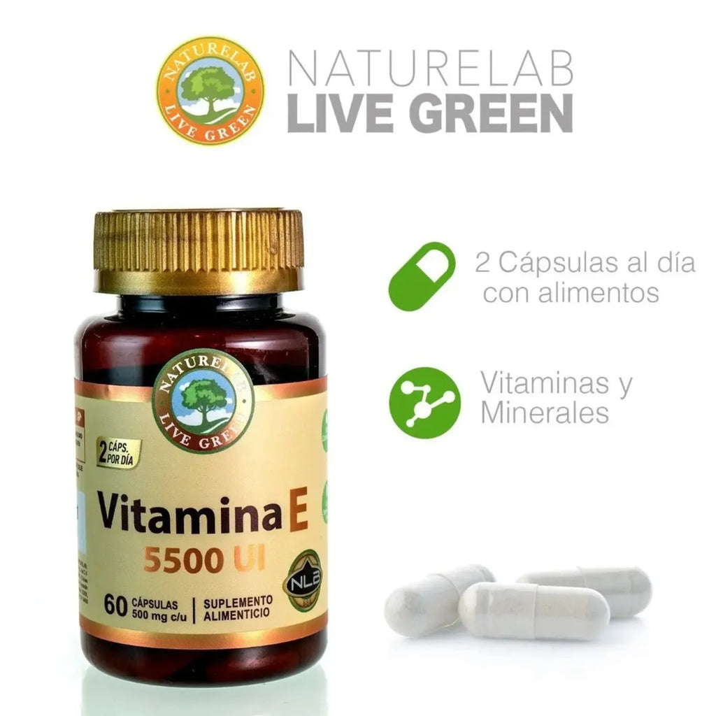 NATURELAB VITAMINA E 500MG 60CAPS SFN