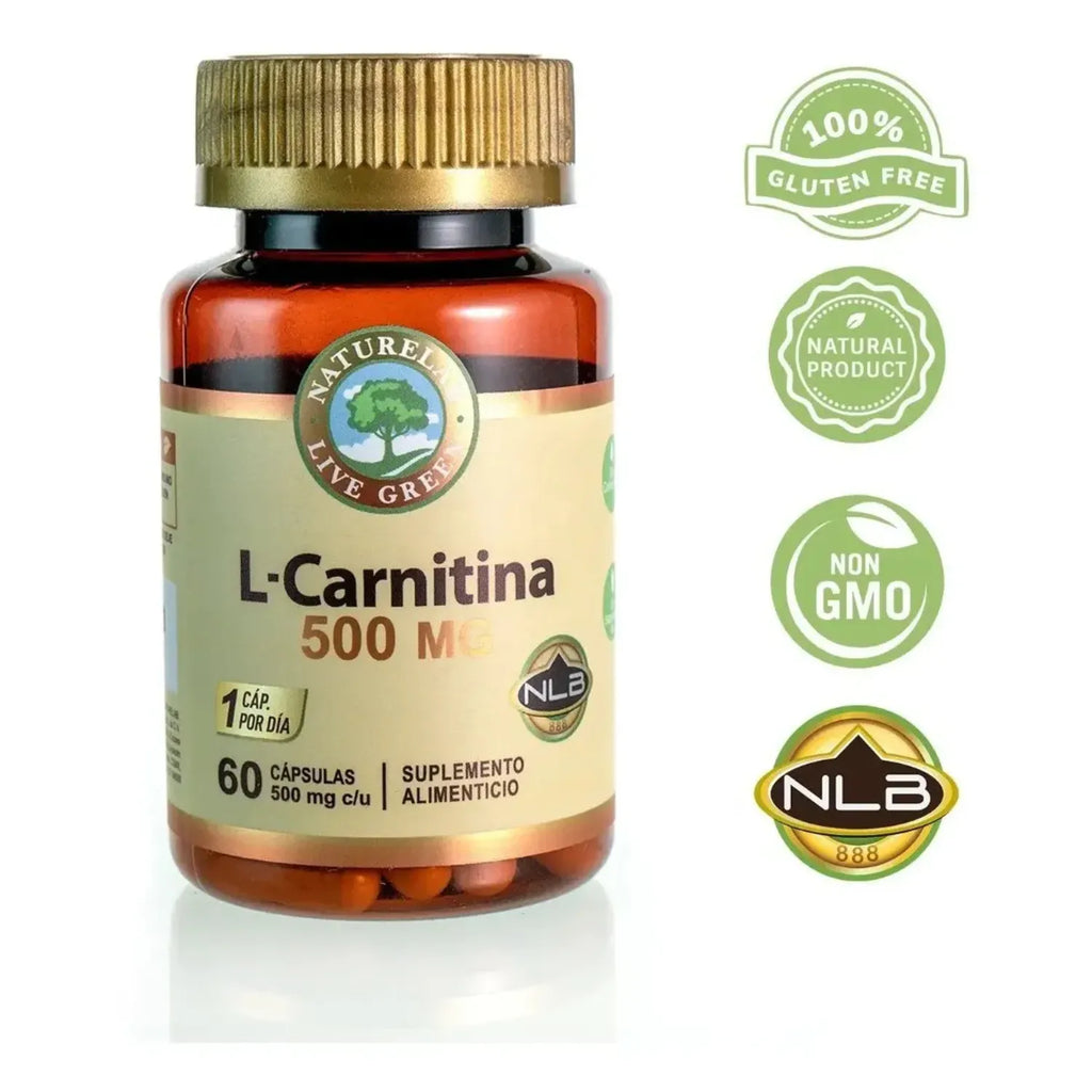 Naturelab L-Carnitina 500 mg 60 Capsulas