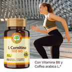 Naturelab L-Carnitina 500 mg 60 Capsulas