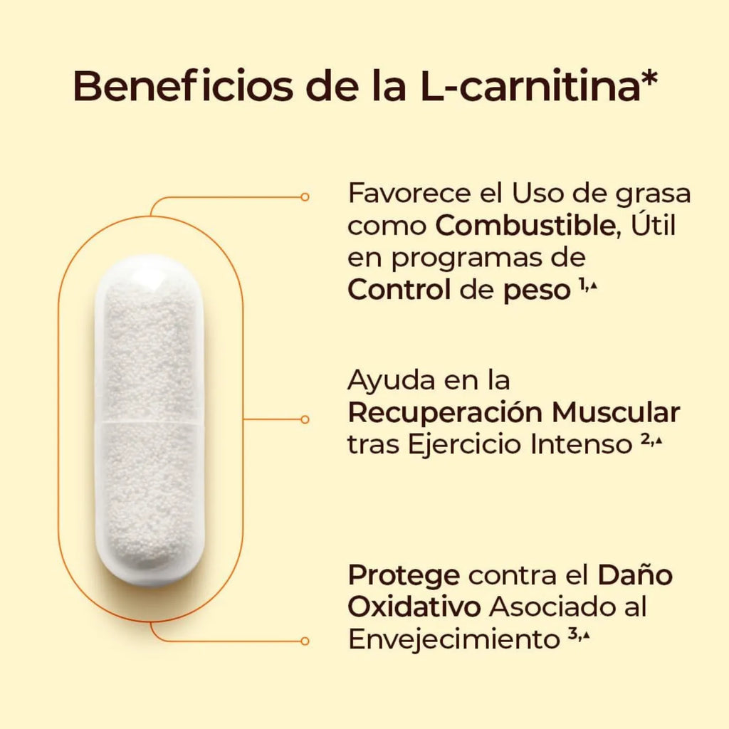 Naturelab L-Carnitina 500 mg 60 Capsulas