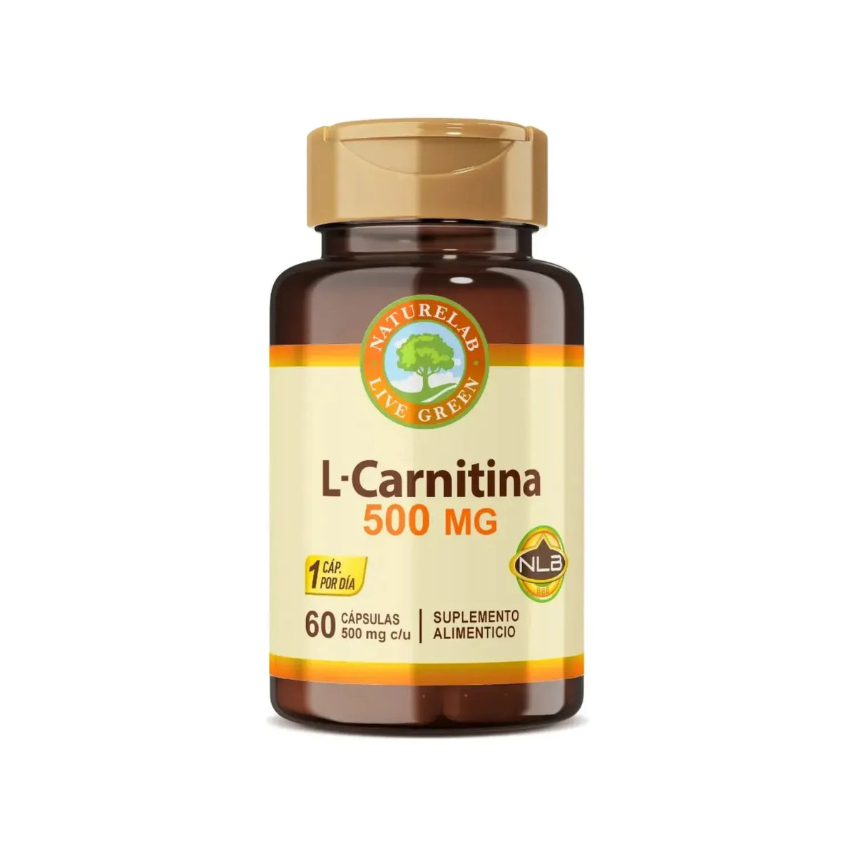 Naturelab L-Carnitina 500 mg 60 Capsulas