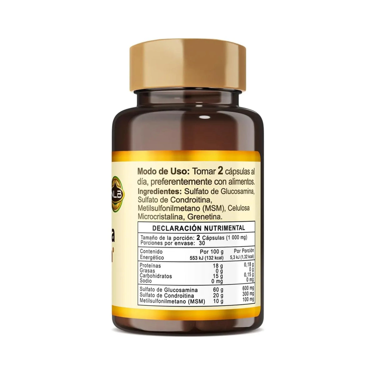 Naturelab Glucosamina 500 mg 60 Capsulas