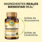 Naturelab Glucosamina 500 mg 60 Capsulas