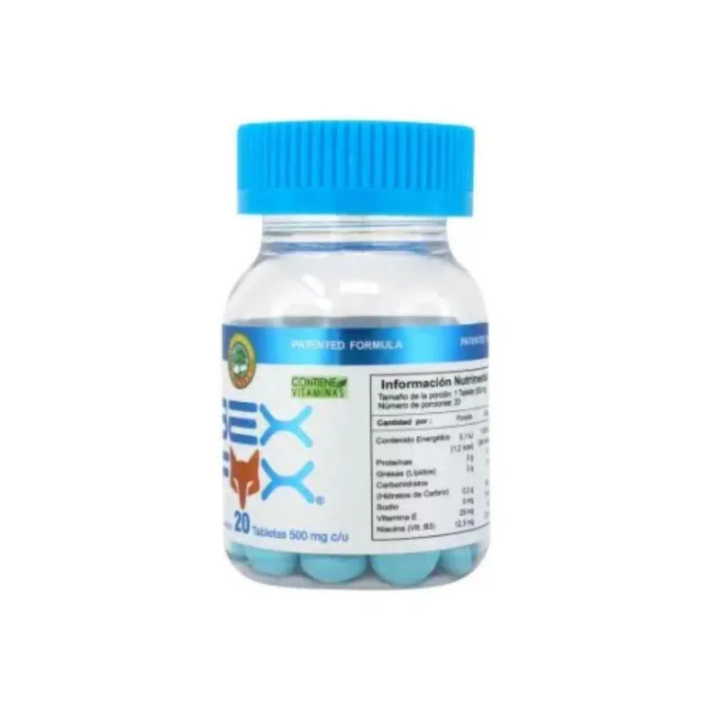 Blinlab Sex Fox 20 Tabletas 500mg Formula Masculina Sfn
