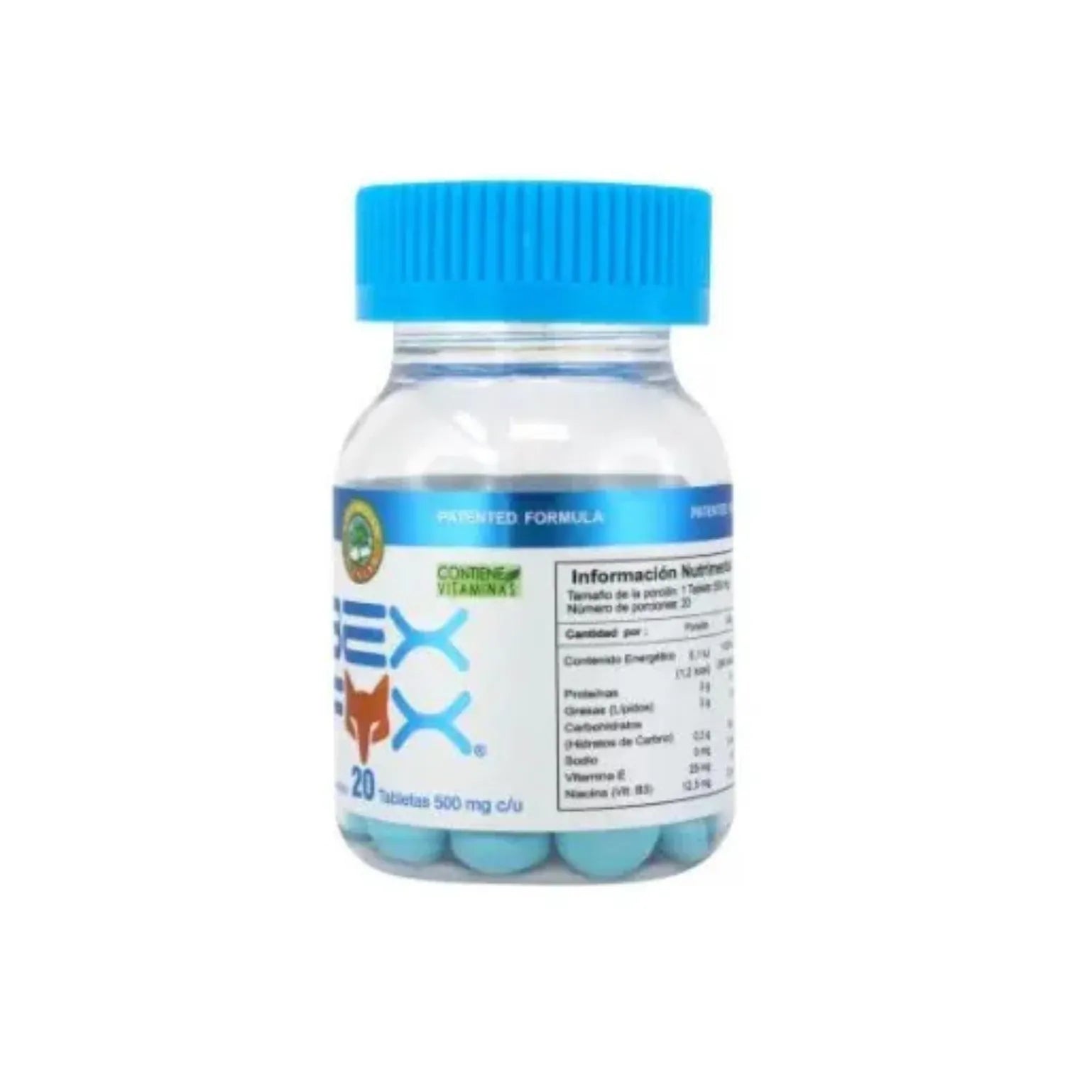 Blinlab Sex Fox 20 Tabletas 500mg Formula Masculina Sfn