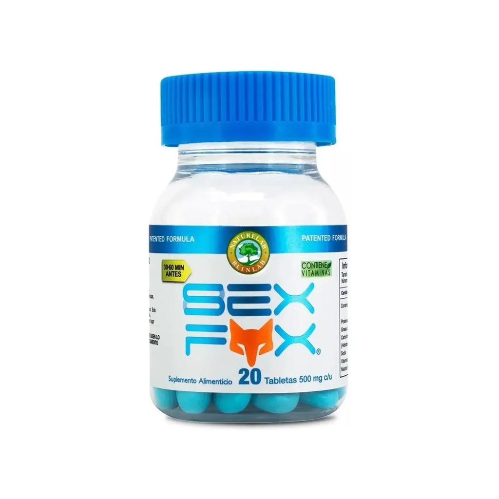 Blinlab Sex Fox 20 Tabletas 500mg Formula Masculina Sfn