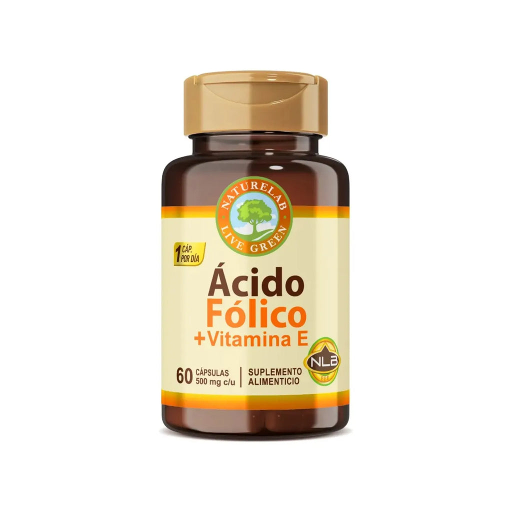 NATURELAB ÁCIDO FÓLICO 500MG 60 CAPS SFN